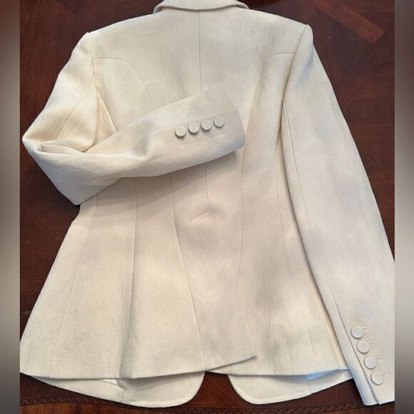 Burberry cotton/ linen blend jacket size US 4 , new - Picture 13 of 15